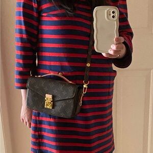 LV Dupe Crossbody Bag with chain